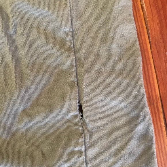 3/$20!! PATAGONIA P-6 MISSION ORGANIC T-SHIRT WOMEN'S - GREY/GREEN - Picture 3 of 5